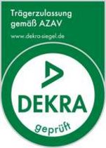 Logo Dekra Trägerzulassung